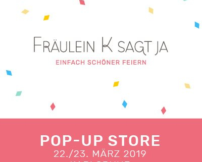 Ausstellung 'Pop-up Store' Frl K sagt ja, Karlsruhe 2019